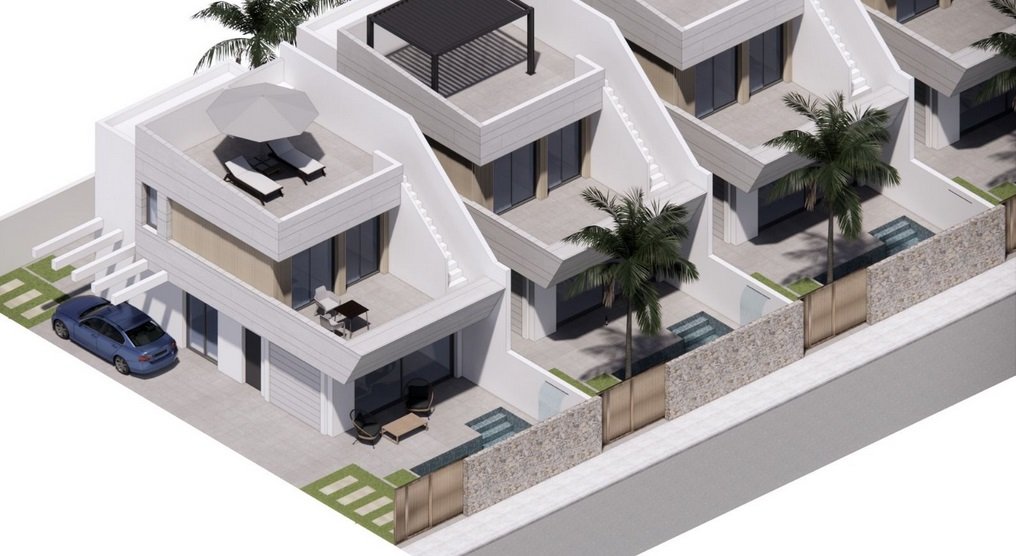 Вилла в Мурсия, Испания 3 спальни, 110м2 №145037
