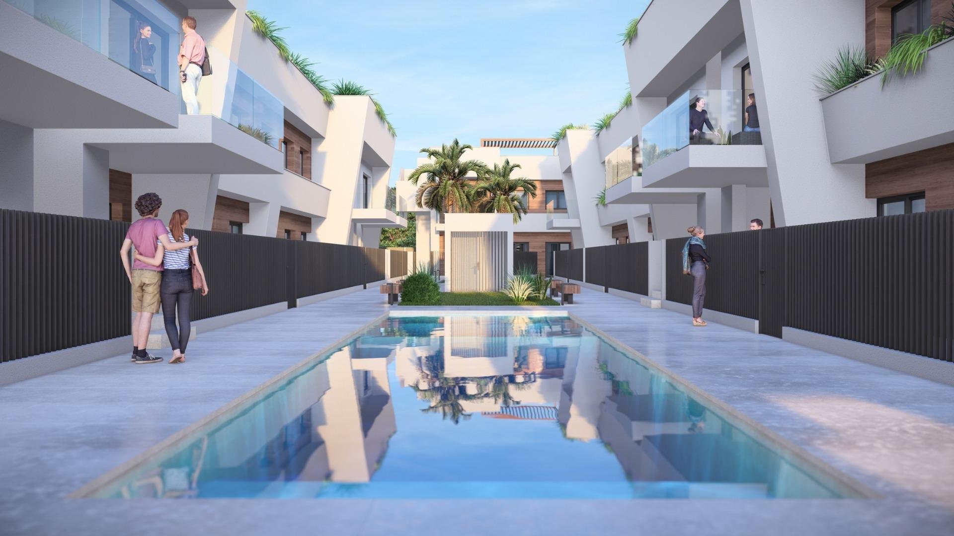 Bungalow à Torre-Pacheco, Murcia, Espagne 2 chambres, 68 m2 No. 134307