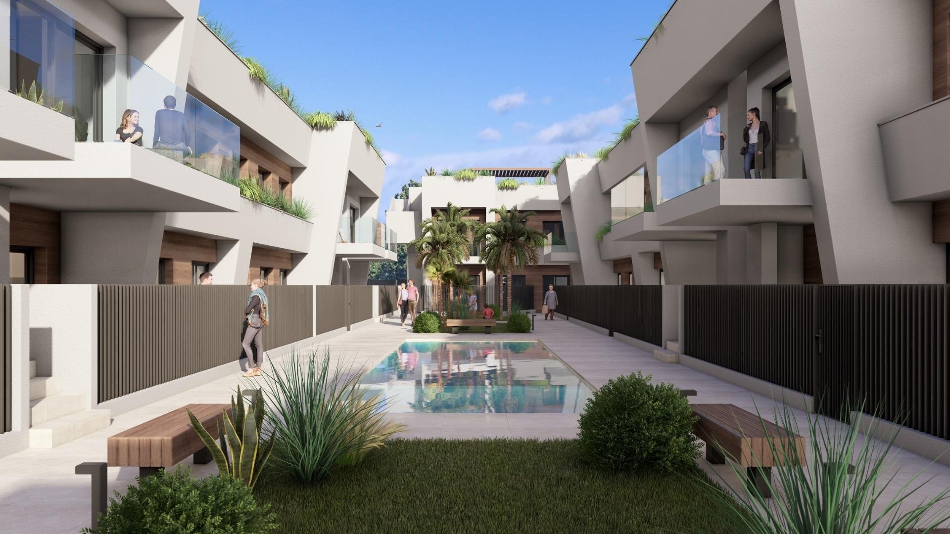 Bungalow à Torre-Pacheco, Murcia, Espagne 2 chambres, 68 m2 No. 134307