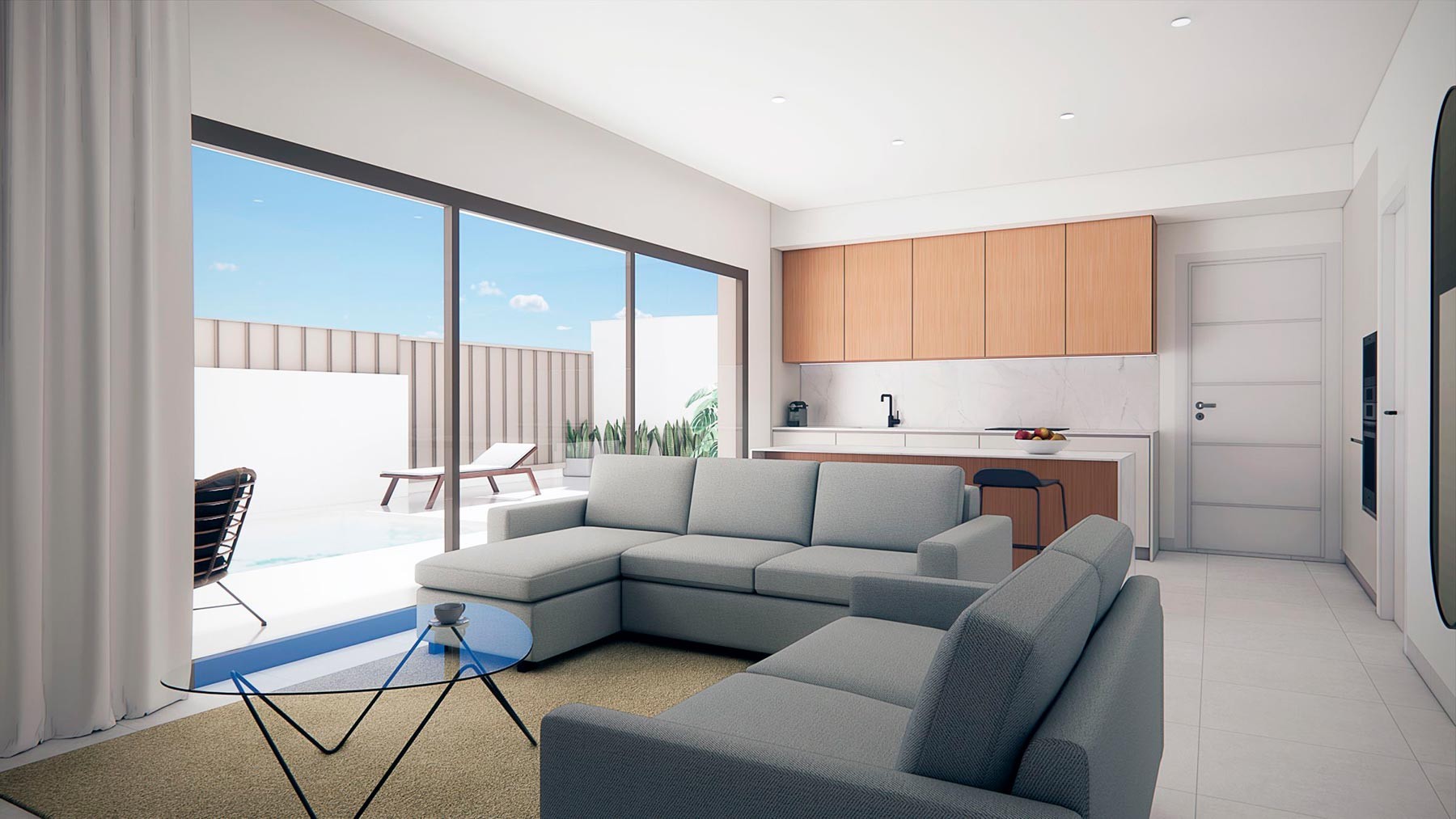 Bungalowi Pilar de la Horadada, Alicante, Espanja 2 makuuhuonetta, 94 m2 No. 156235