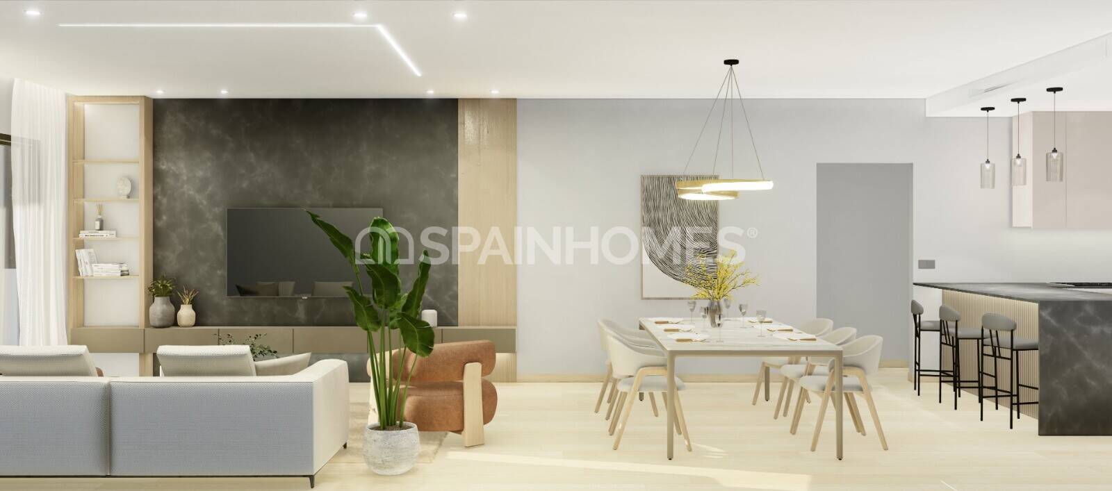 Penthäuser in Pilar de la Horadada, Alicante, Spanien 2 Schlafzimmer, 77 m2 Nr. 161623