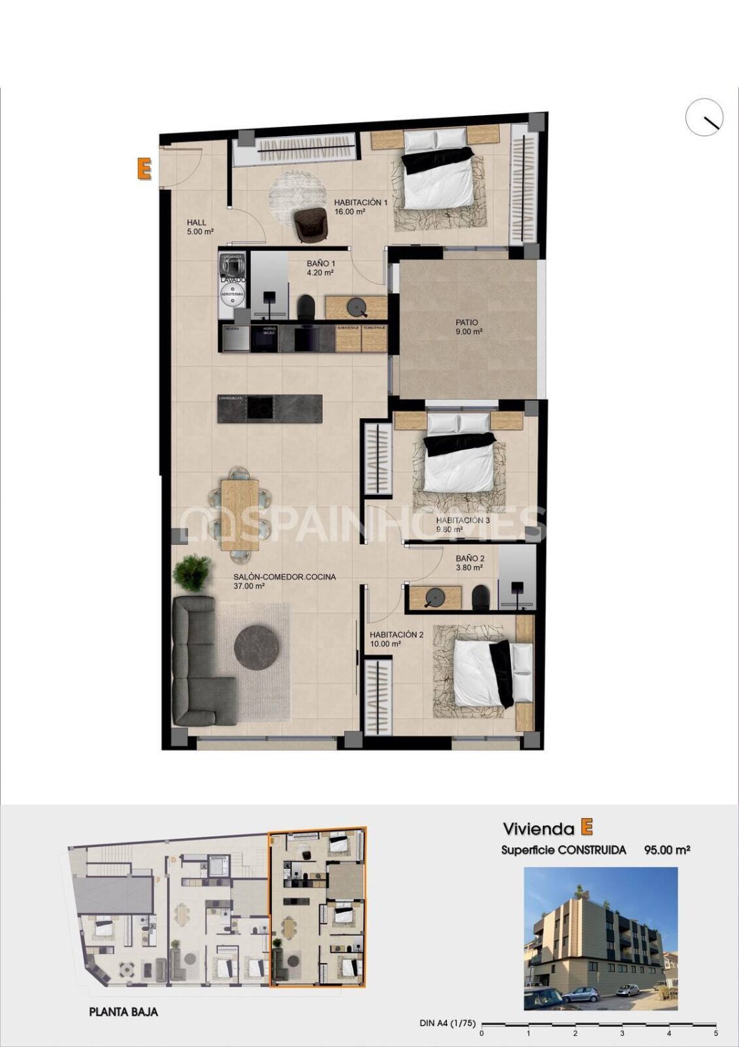 Apartament w Catral, Alicante, Hiszpania 2 sypialnie, 84 mkw. nr 161626