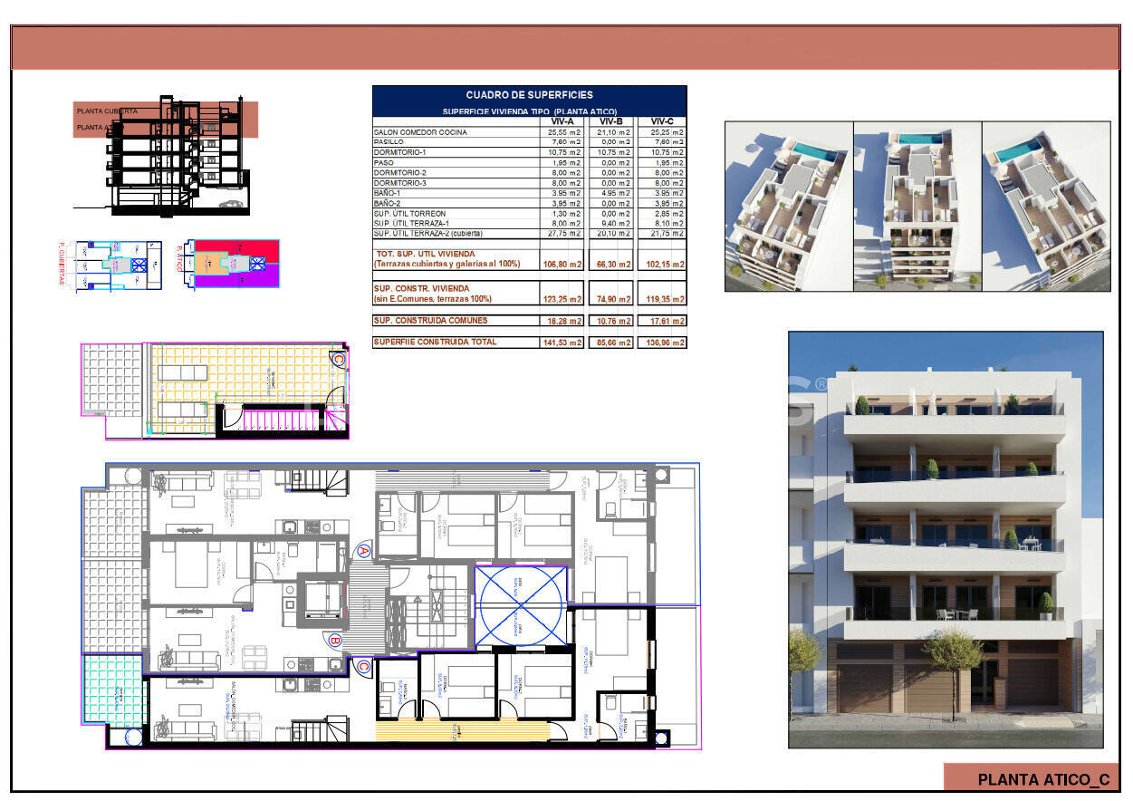 Apartment in Torrevieja, Alicante, Spain 1 bedroom, 46 sq.m. No. 149658