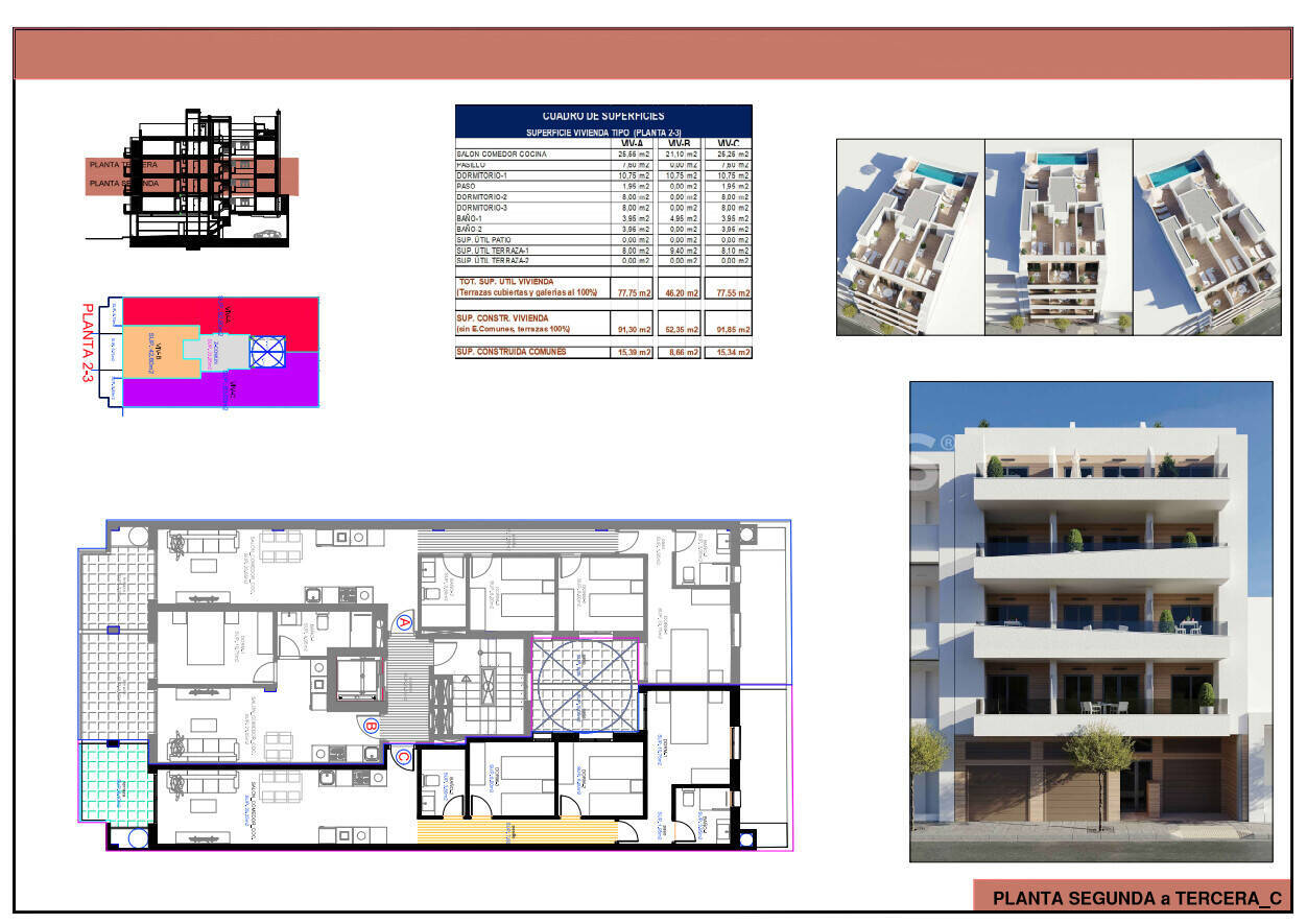 Apartment in Torrevieja, Alicante, Spain 1 bedroom, 46 sq.m. No. 149658