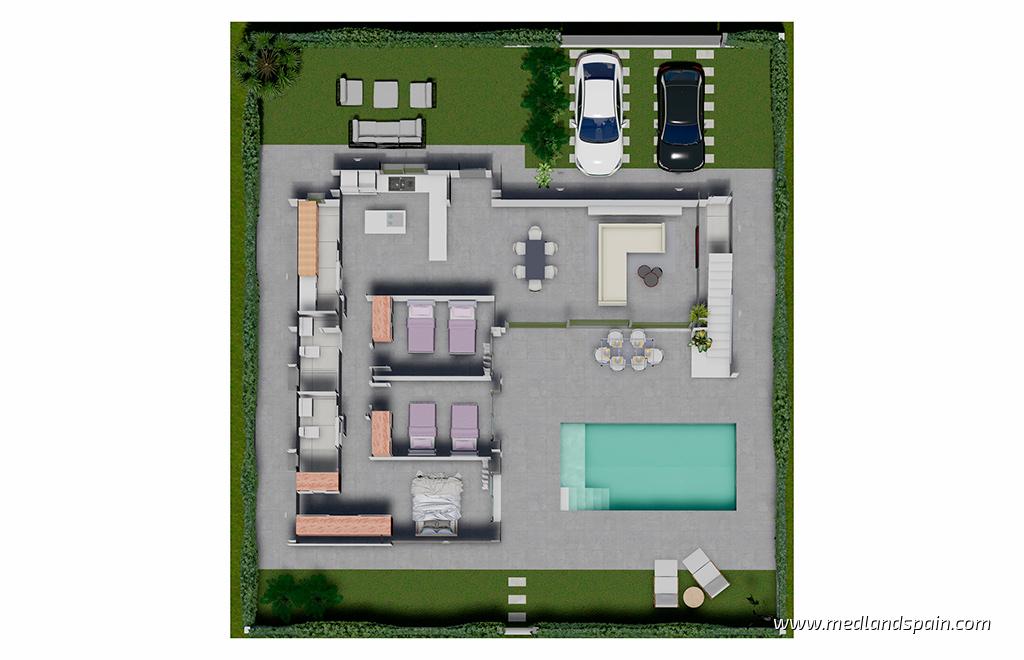 Villa in San Juan De Los Terreros, Almeria, Spanien 3 Schlafzimmer, 122 m2 Nr. 167373