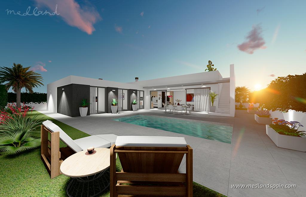 Villa in San Juan De Los Terreros, Almeria, Spanien 3 Schlafzimmer, 122 m2 Nr. 167373
