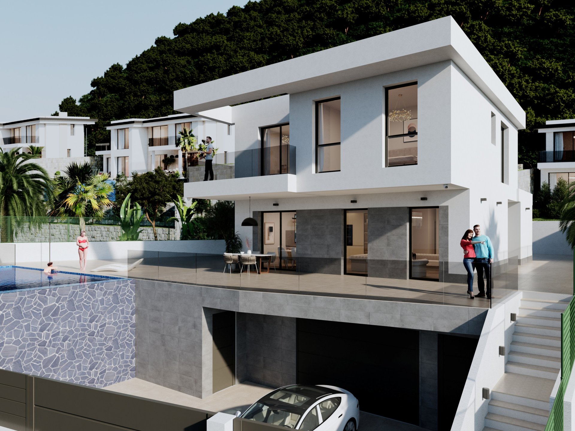 Huvila Finestrat, Alicante, Espanja 4 makuuhuonetta, 400 m2 No. 154437