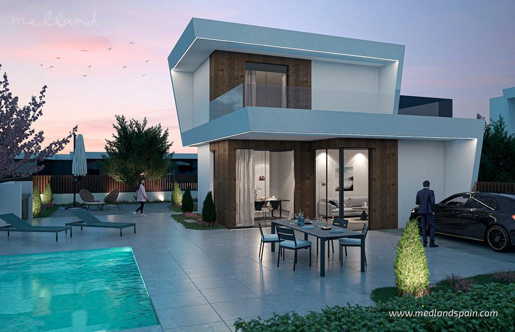 Villa i Murcia, Spanien 3 sovrum, 125 kvm. Nr. 167467