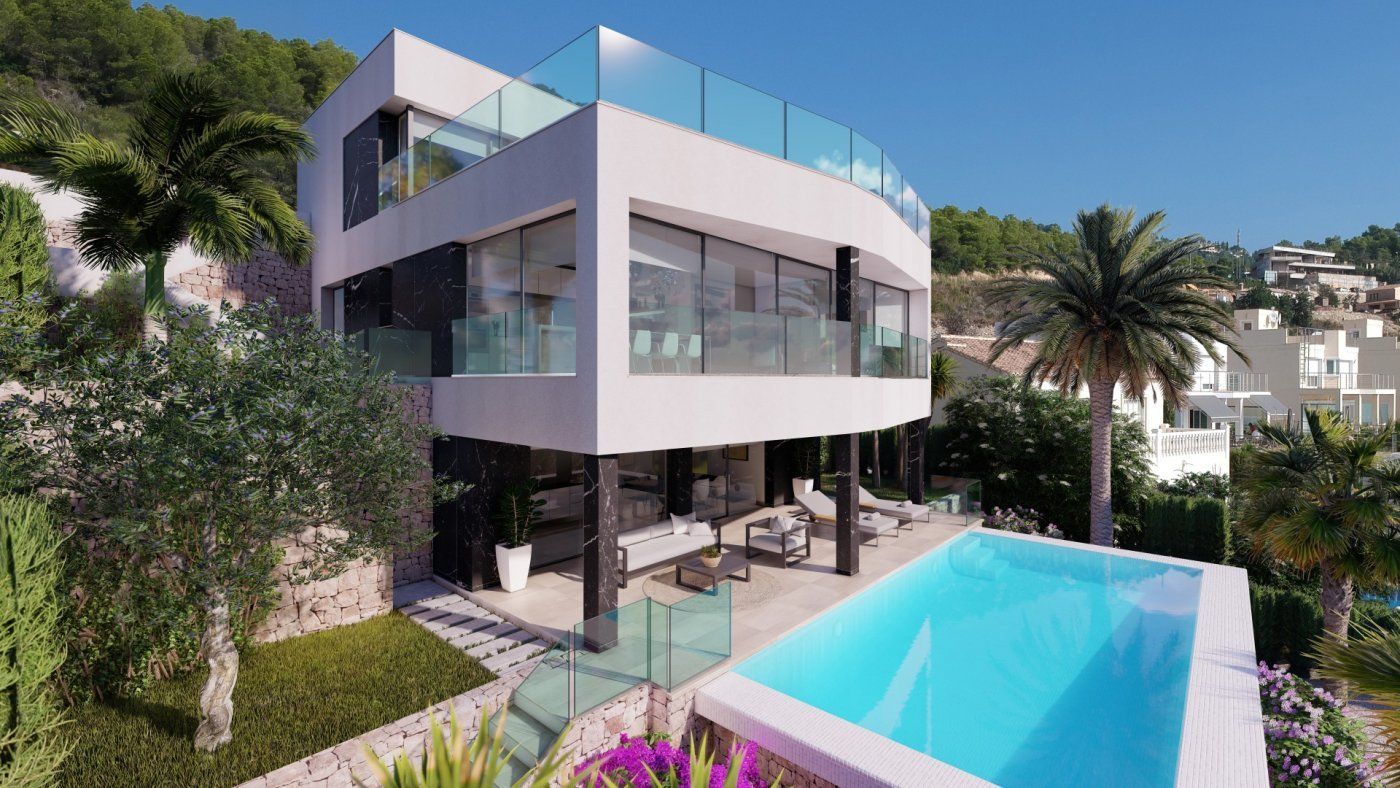 Villa i Calpe, Alicante, Spanien 3 sovrum, 273 kvm. Nr. 95727
