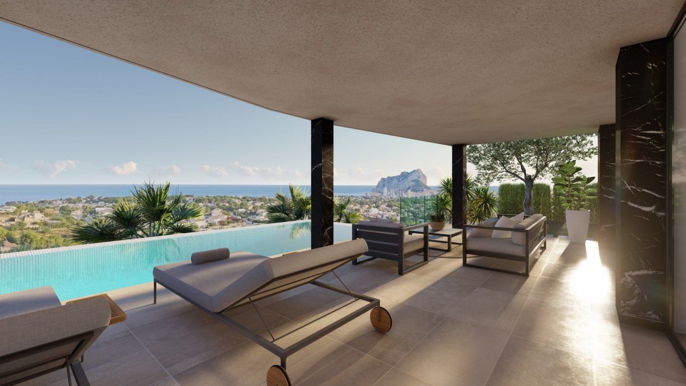 Villa i Calpe, Alicante, Spanien 3 sovrum, 273 kvm. Nr. 95727