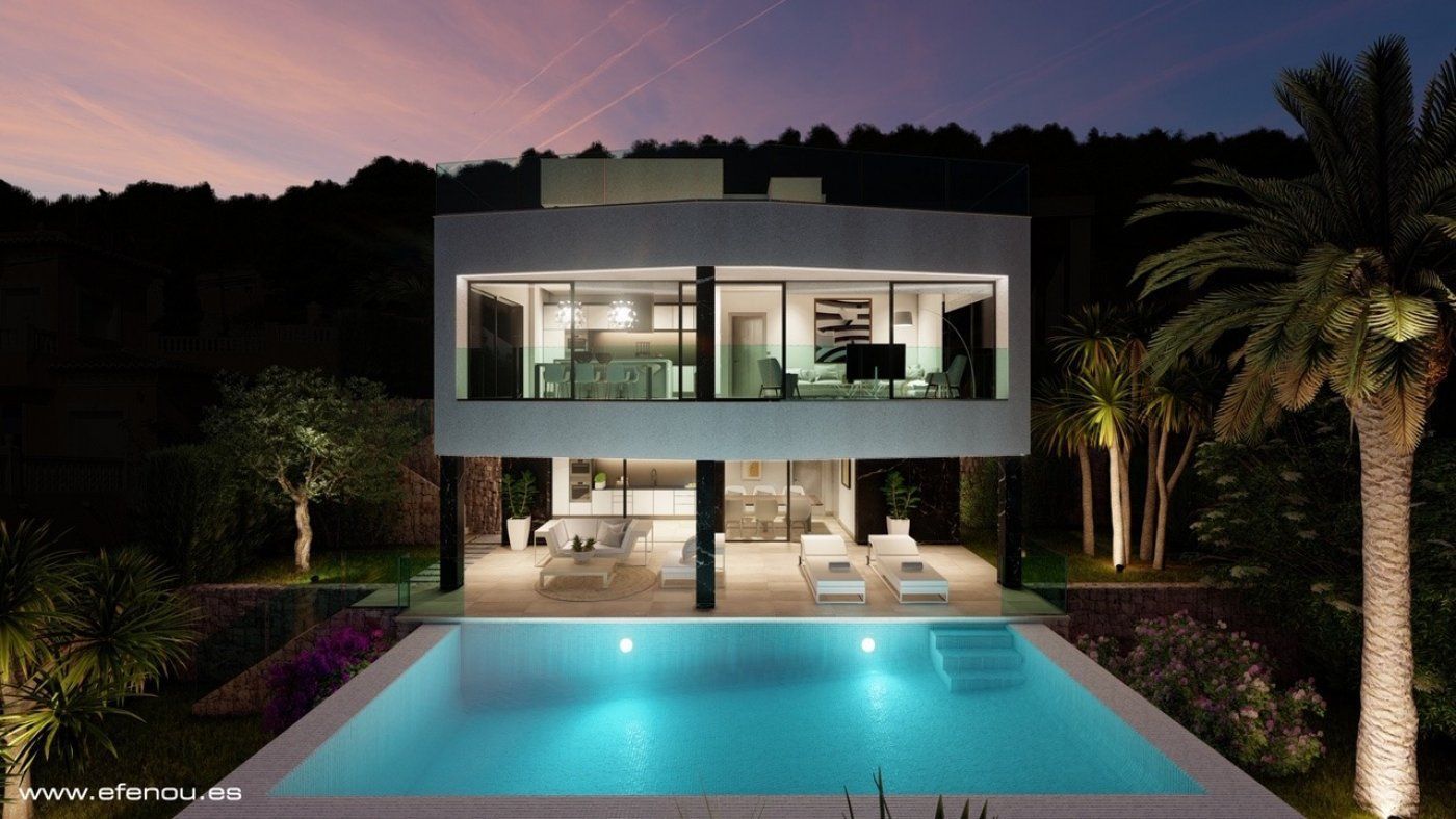 Villa i Calpe, Alicante, Spanien 3 sovrum, 273 kvm. Nr. 95727