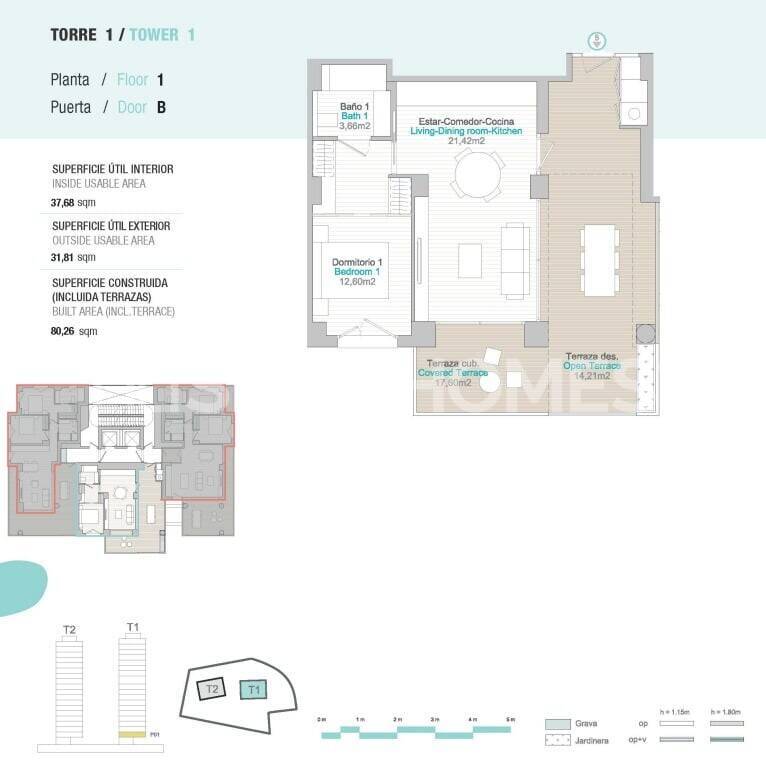 Penthouse w Calpe, Alicante, Hiszpania 3 sypialnie, 109 mkw. nr 107971