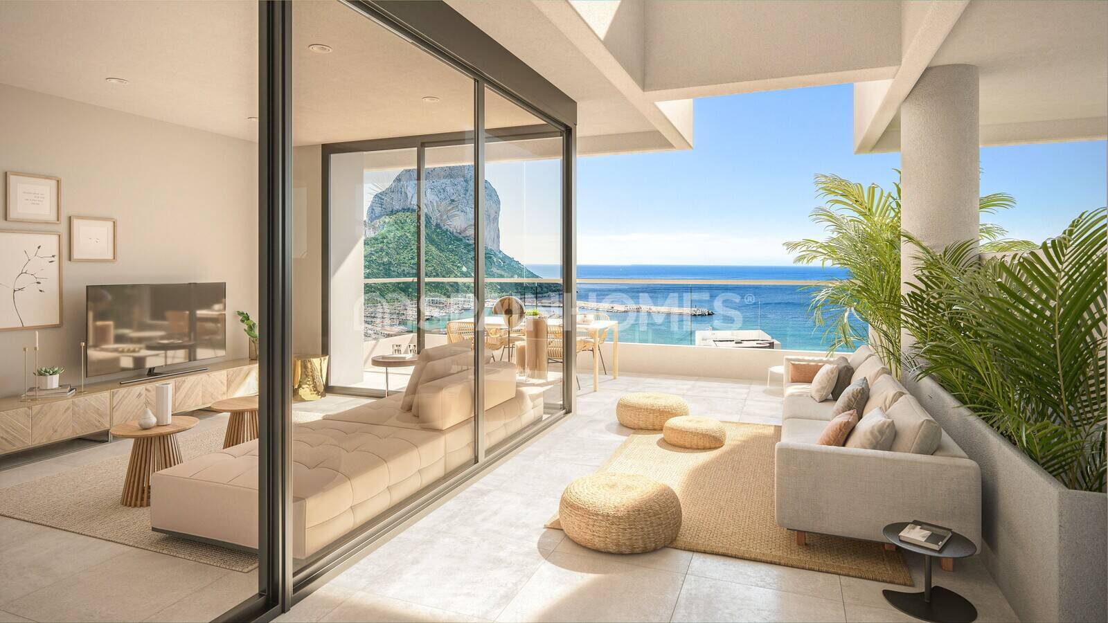 Penthouse w Calpe, Alicante, Hiszpania 3 sypialnie, 109 mkw. nr 107971