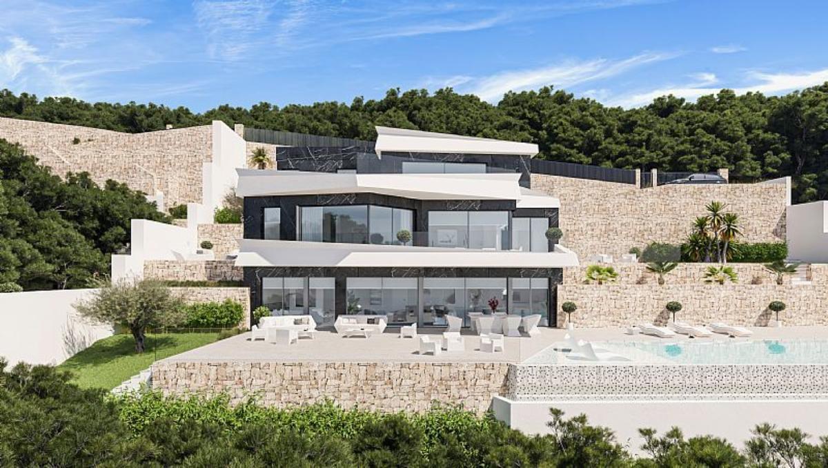 Villa i Benissa, Alicante, Spanien 4 sovrum, 560 kvm. Nr. 78693