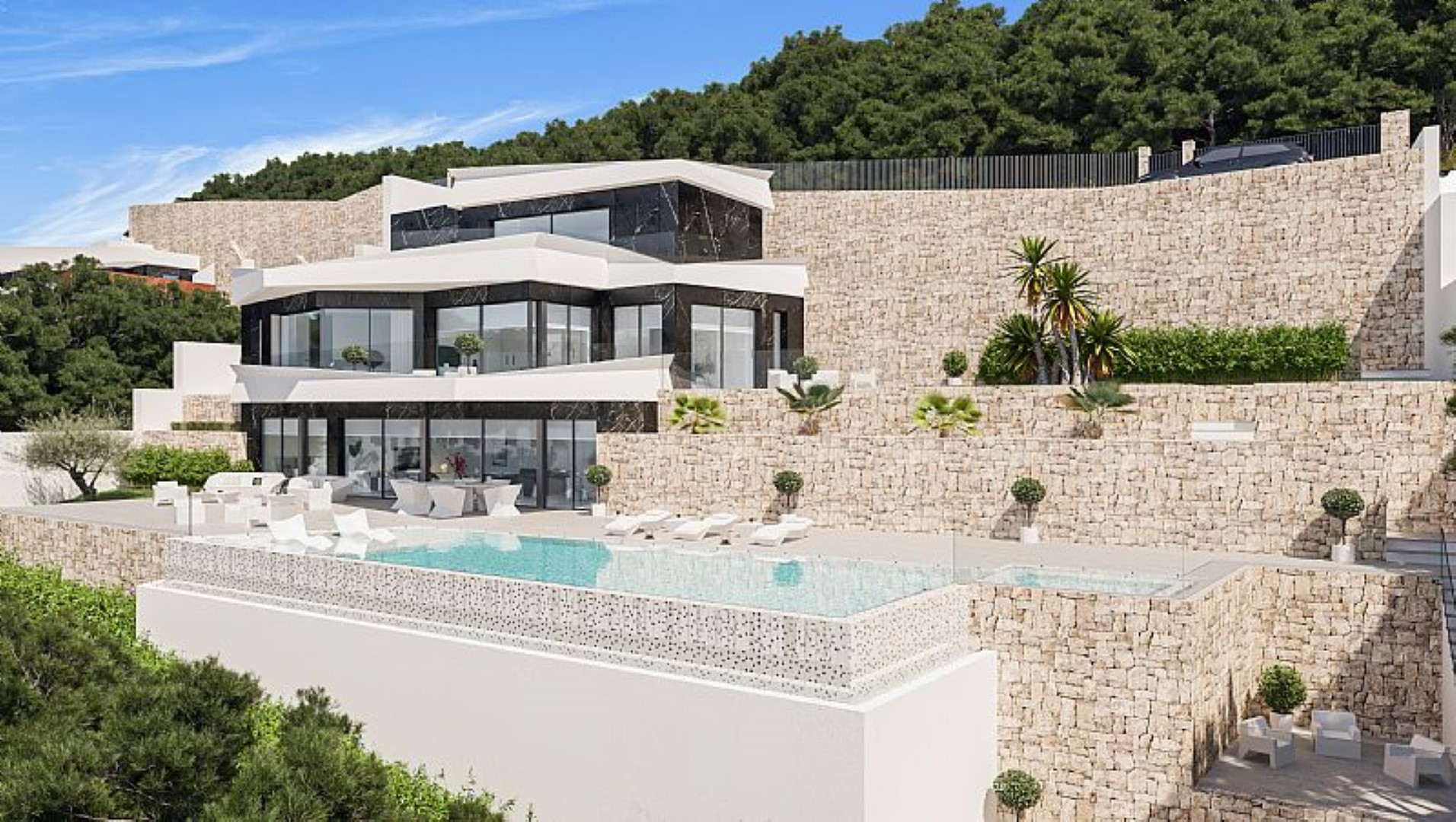 Villa i Benissa, Alicante, Spanien 4 sovrum, 560 kvm. Nr. 78693
