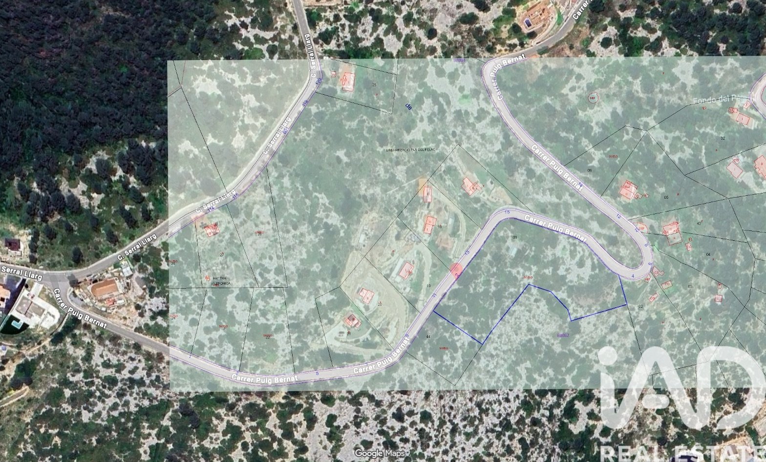 Land plot à Olesa de Bonesvalls, Barcelona, Espagne 8547 m2 No. 185216