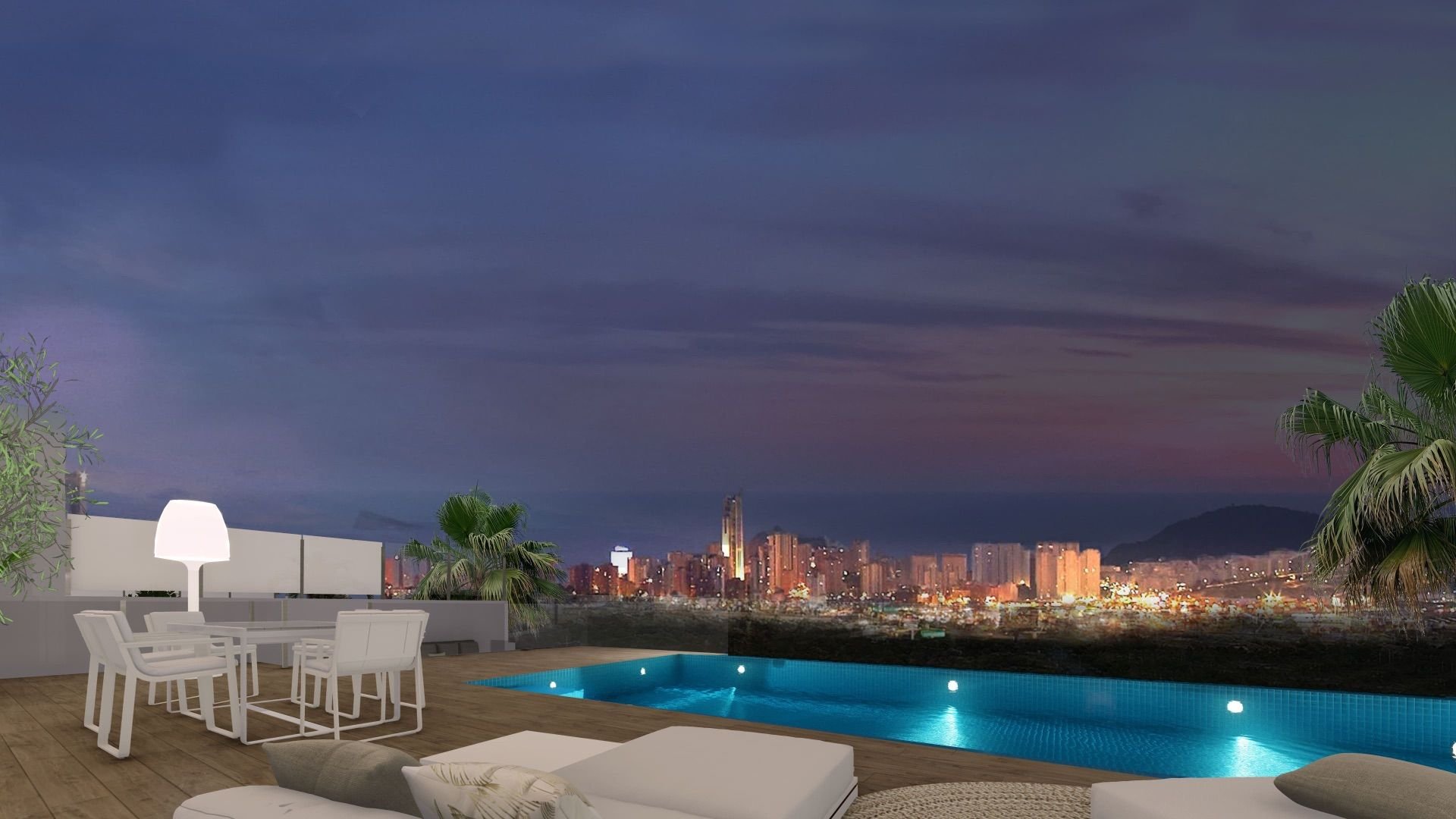 Huvila Finestrat, Alicante, Espanja 4 makuuhuonetta, 450 m2 No. 95555
