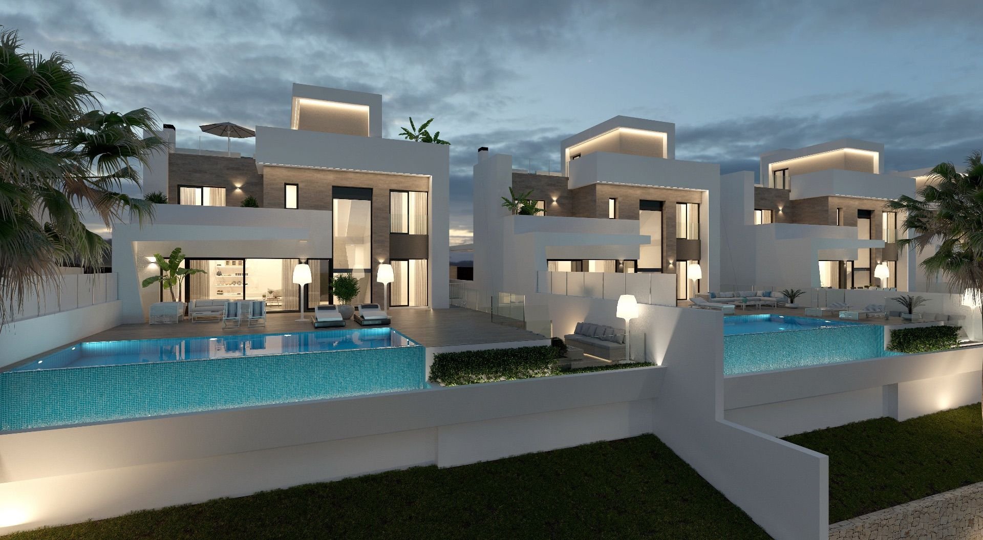 Huvila Finestrat, Alicante, Espanja 4 makuuhuonetta, 450 m2 No. 95555