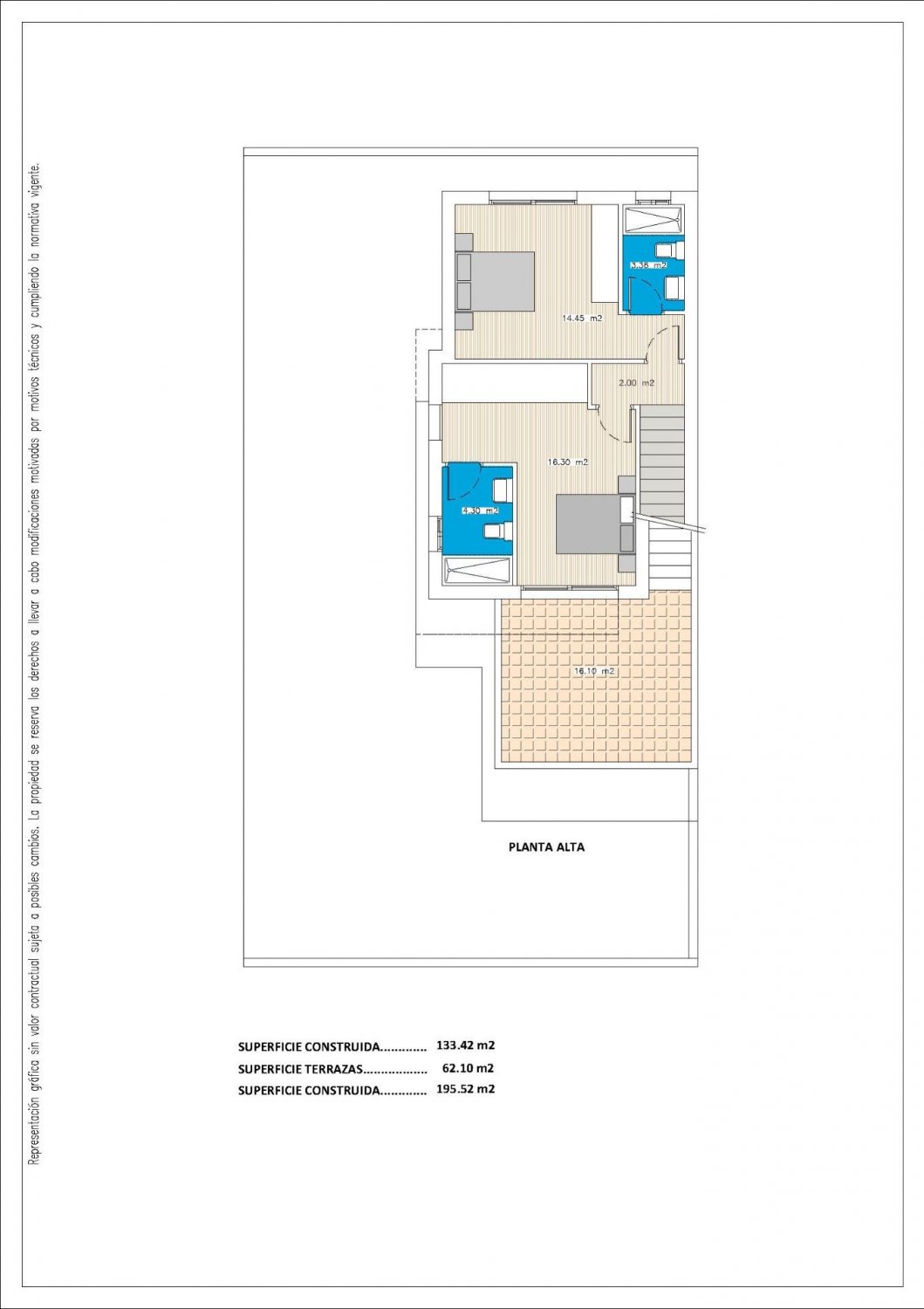 Villa a Benijofar, Alicante, Spagna 3 camere da letto, 133 mq. N° 103523