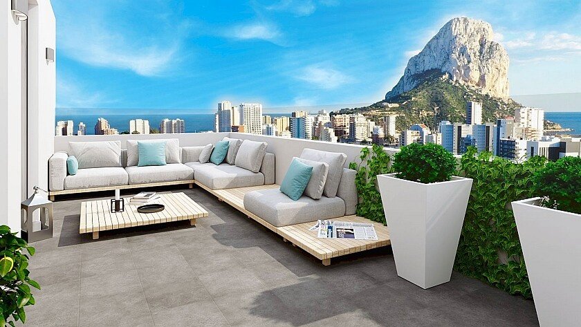 Apartment in Calpe, Alicante, Spain 2 bedrooms, 73 sq.m. No. 103529