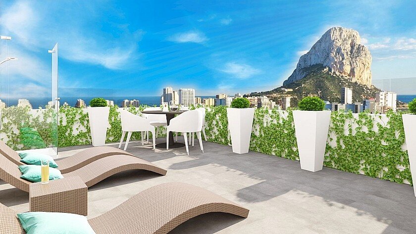Apartment in Calpe, Alicante, Spain 2 bedrooms, 73 sq.m. No. 103529