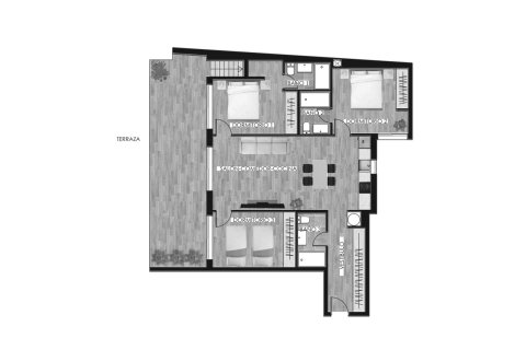 Layout 3 bedrooms, 211.11 sq.m. in ALEGRIA 24, Torrevieja, Alicante, Spain №147115