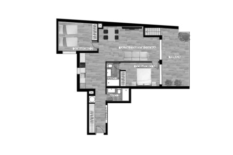 Layout 2 bedrooms, 154.33 sq.m. in ALEGRIA 24, Torrevieja, Alicante, Spain №147113