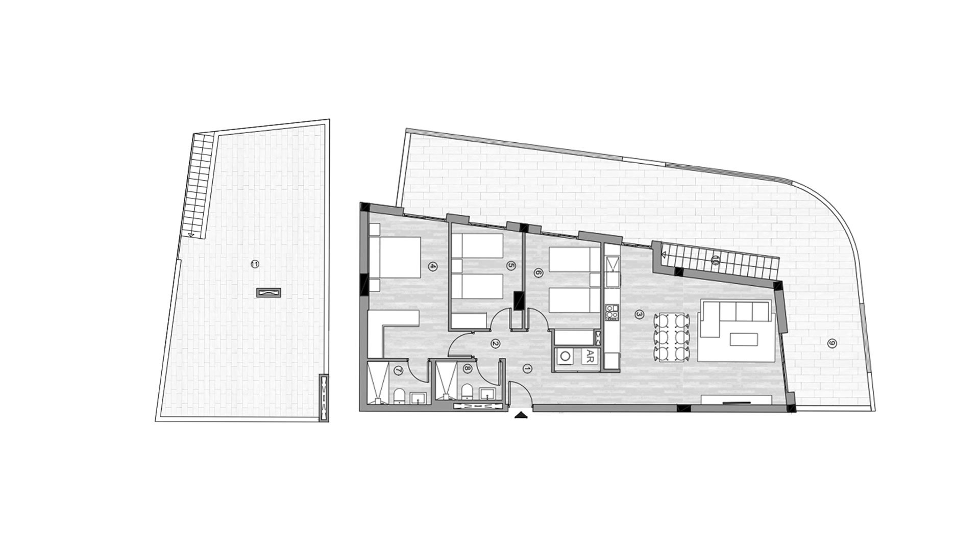 Kattohuoneisto Living Estepona, Torrevieja, Alicante, Espanja 3 makuuhuonetta, 227.58 m2 No. 147109
