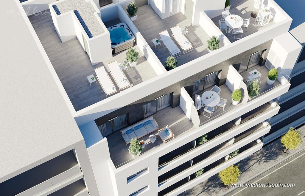 Apartment in Torrevieja, Alicante, Spain 3 bedrooms, 137 sq.m. No. 182636