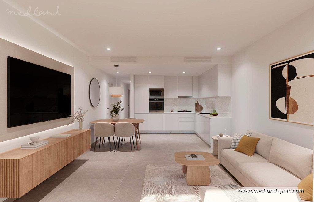Apartment in Torrevieja, Alicante, Spain 3 bedrooms, 137 sq.m. No. 182636