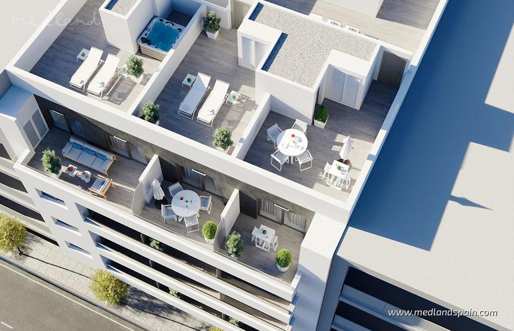 Wohnung in Torrevieja, Alicante, Spanien 2 Schlafzimmer, 103 m2 Nr. 182635