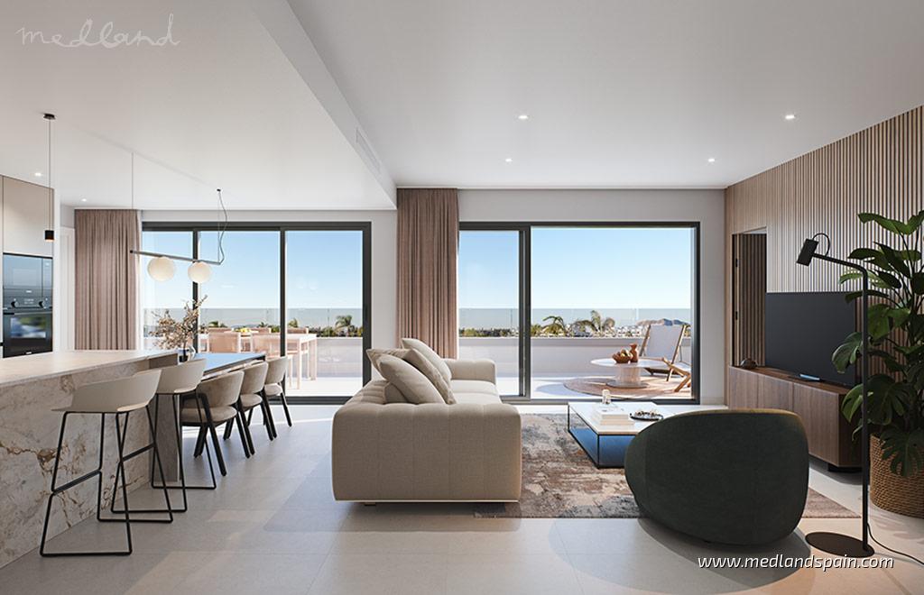 Dzīvoklis Los Alcazares, Murcia, Spānijā 2 istabas, 98 m2 Nr. 147184