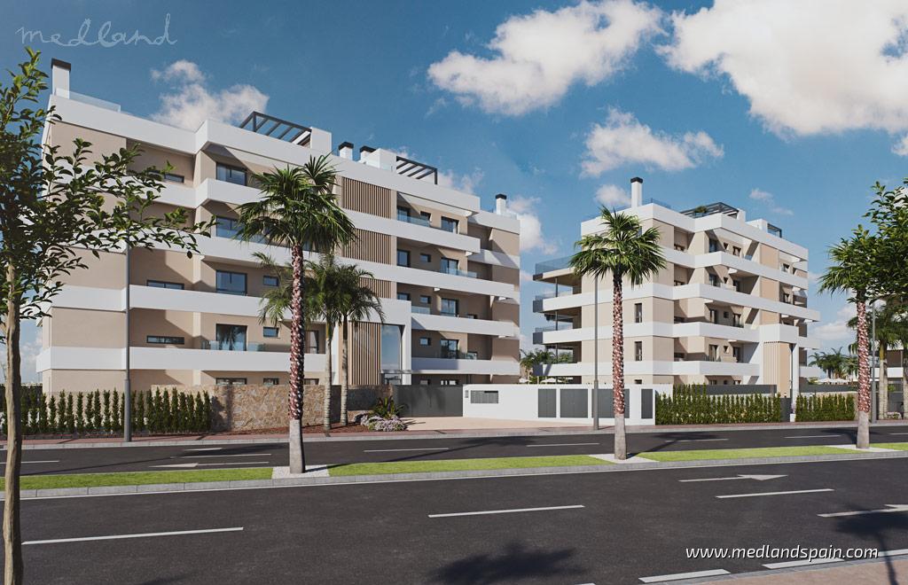 Dzīvoklis Los Alcazares, Murcia, Spānijā 2 istabas, 98 m2 Nr. 147184