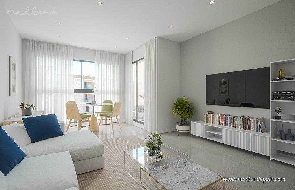 Apartamento en Guardamar del Segura, Alicante, España 3 dormitorios, 86 m2 No. 149362