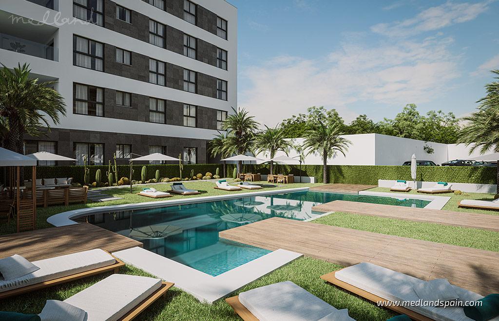 Apartamento en Guardamar del Segura, Alicante, España 3 dormitorios, 86 m2 No. 149362