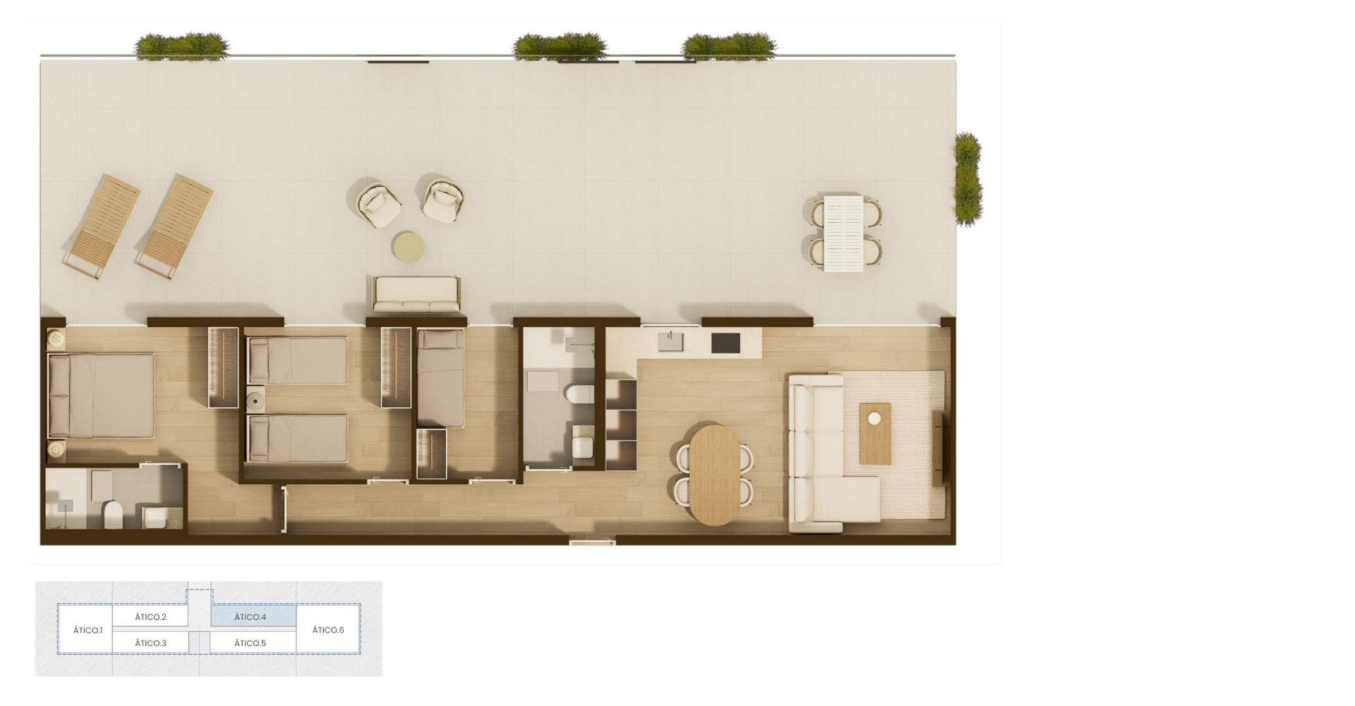 Appartamento a Moncofa, Castellon, Spagna 3 camere da letto, 81 mq. N° 180273