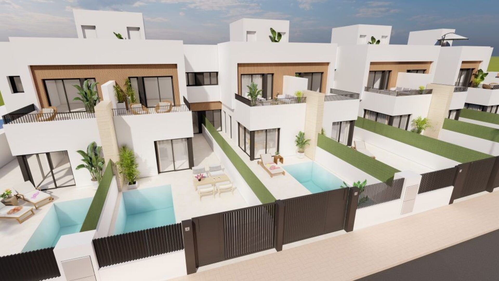 Residencial Rosa Morada en Santiago de la Ribera, Murcia, España No. 148430