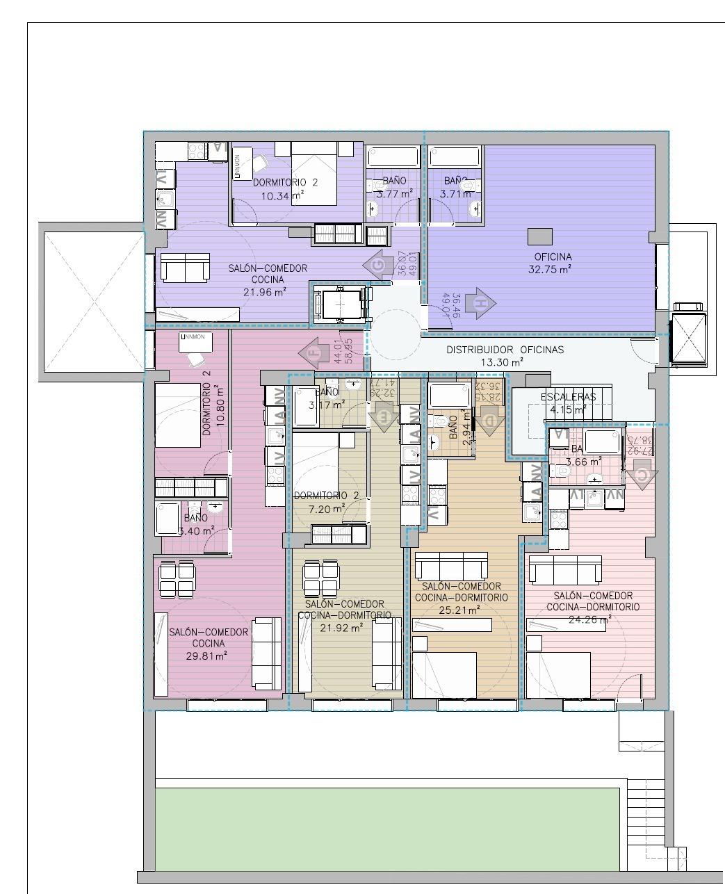 Apartamento en Madrid, España 1 dormitorio, 40 m2 No. 168821