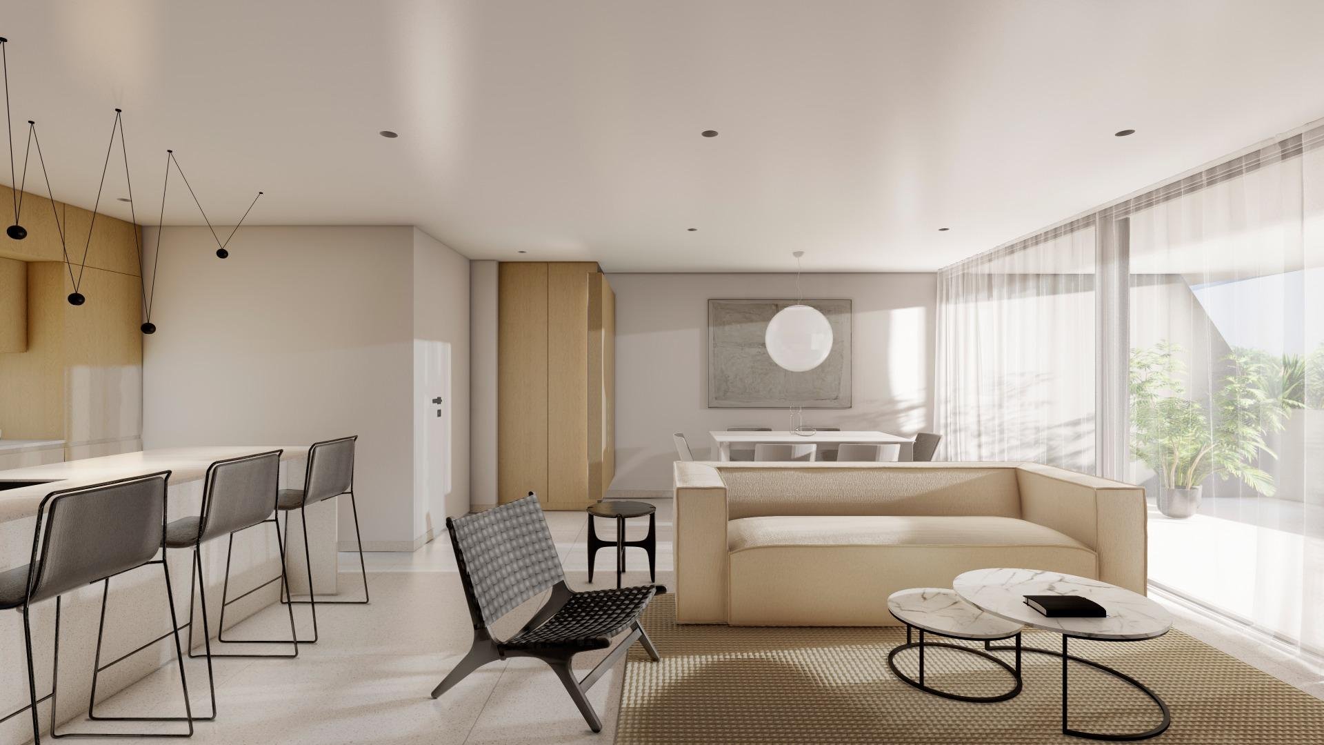 Apartament w Guardamar del Segura, Alicante, Hiszpania 2 sypialnie, 80 mkw. nr 165340