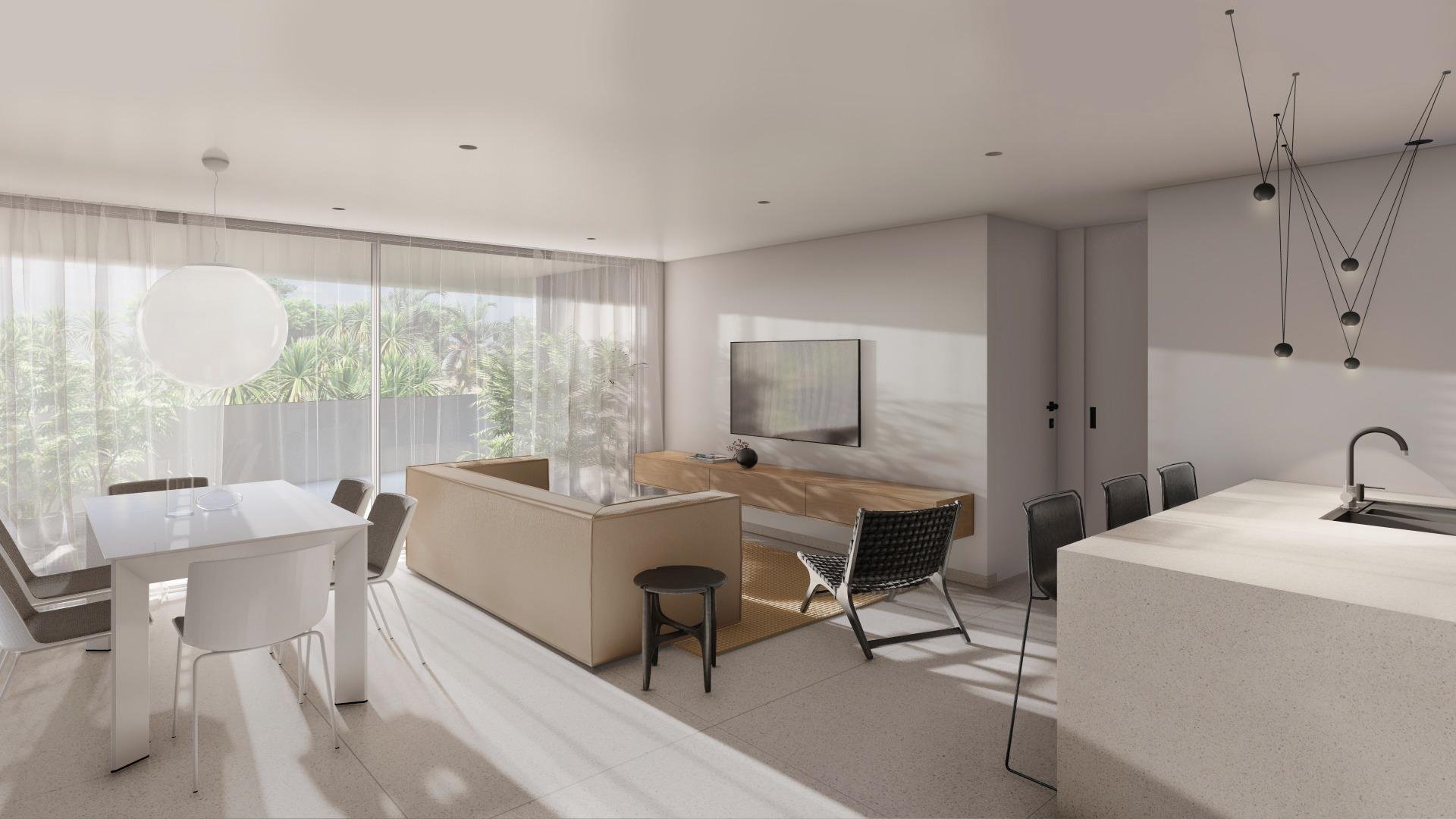 Apartament w Guardamar del Segura, Alicante, Hiszpania 2 sypialnie, 80 mkw. nr 165340