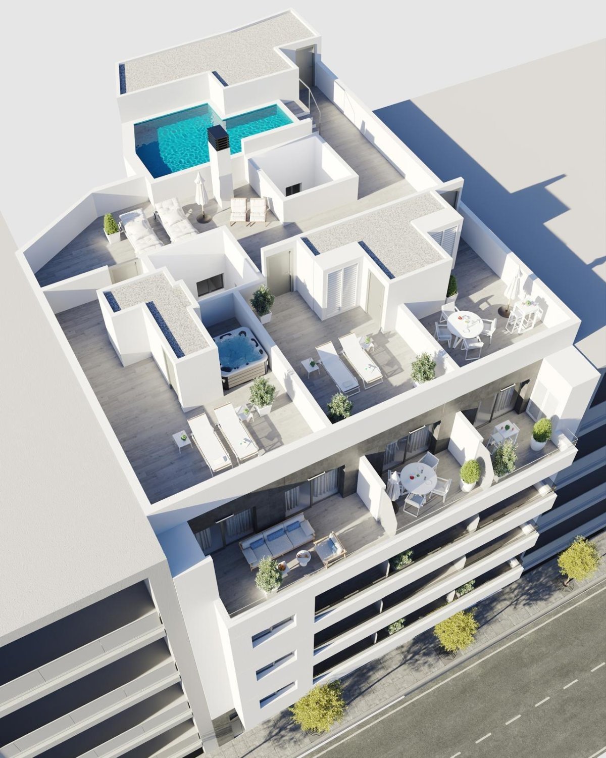 Apartament w Torrevieja, Alicante, Hiszpania 2 sypialnie, 103 mkw. nr 167485