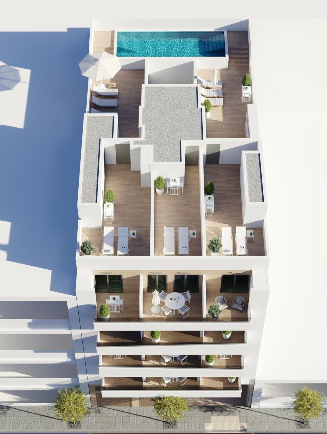 Apartment à Torrevieja, Alicante, Espagne 1 chambre, 61 m2 No. 167483