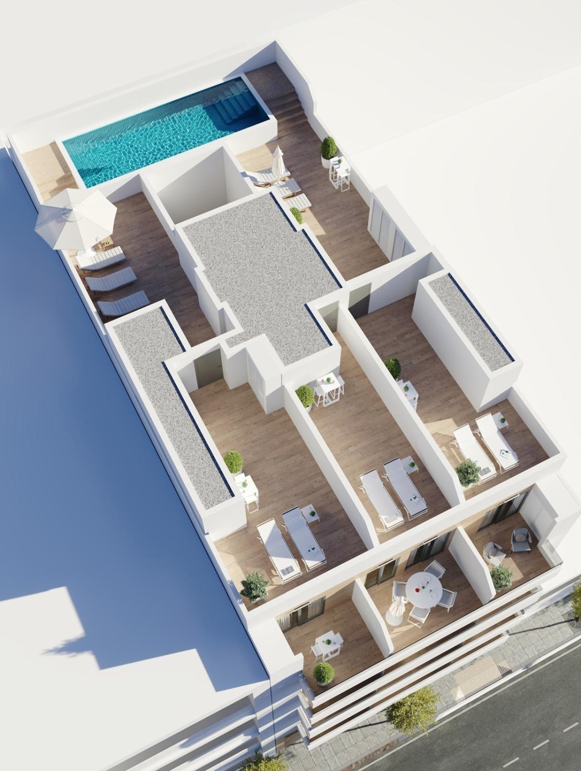 Apartment à Torrevieja, Alicante, Espagne 1 chambre, 61 m2 No. 167483