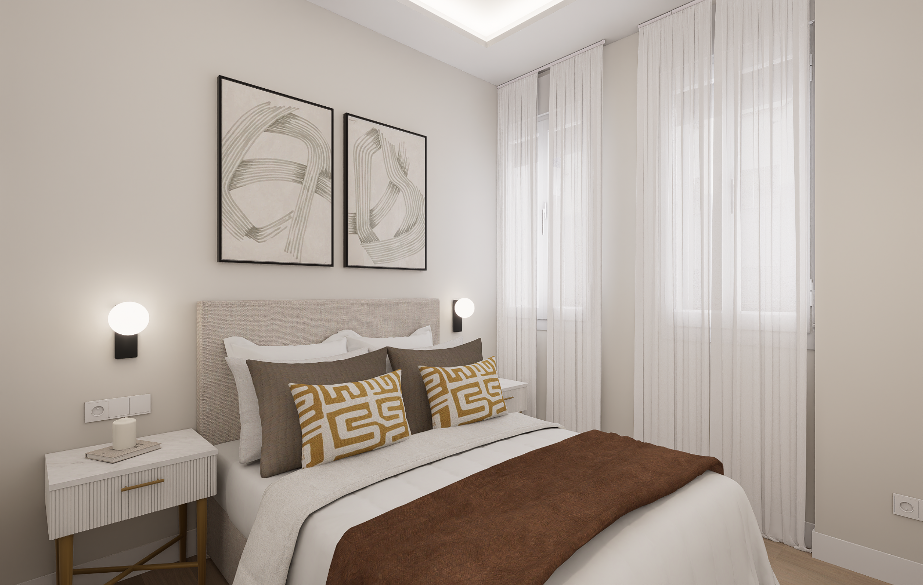 Wohnung in Madrid, Spanien 3 Schlafzimmer, 100 m2 Nr. 179926
