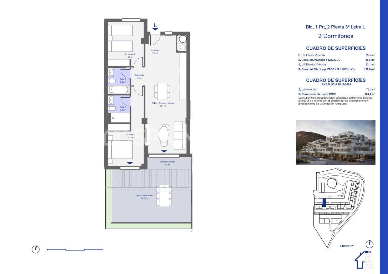 Huoneisto Pulpi, Almeria, Espanja 1 makuuhuone, 73 m2 No. 183654
