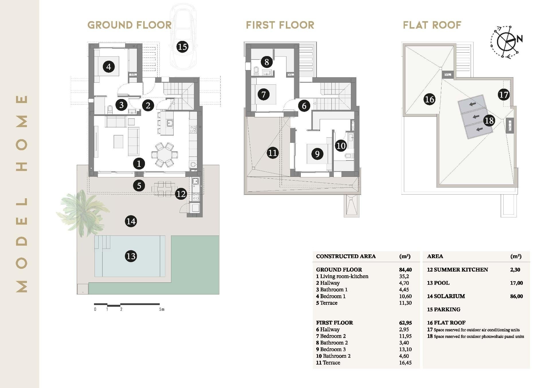 Villa a Santiago de la Ribera, Murcia, Spagna 3 camere da letto, 147 mq. N° 141479
