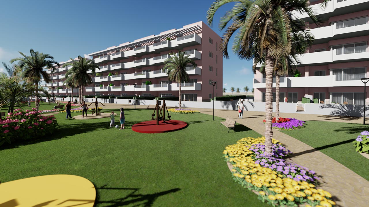 Apartament w Guardamar del Segura, Alicante, Hiszpania 3 sypialnie, 103 mkw. nr 101555