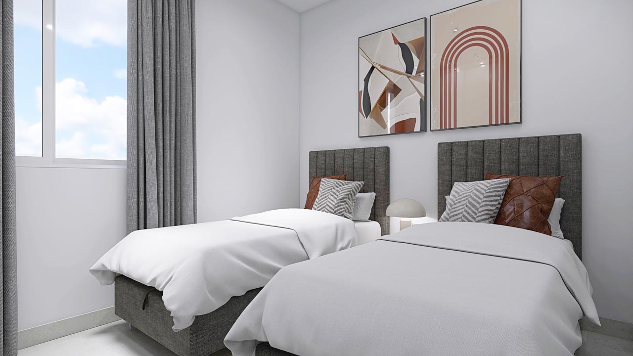Apartament w Guardamar del Segura, Alicante, Hiszpania 3 sypialnie, 103 mkw. nr 101555