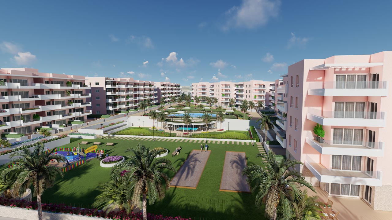 Apartament w Guardamar del Segura, Alicante, Hiszpania 3 sypialnie, 103 mkw. nr 101555