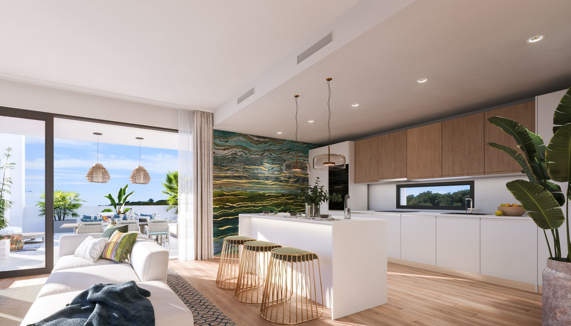 Бунгало в Касарес, Малага, Испания 2 спальни, 241м2 №134984